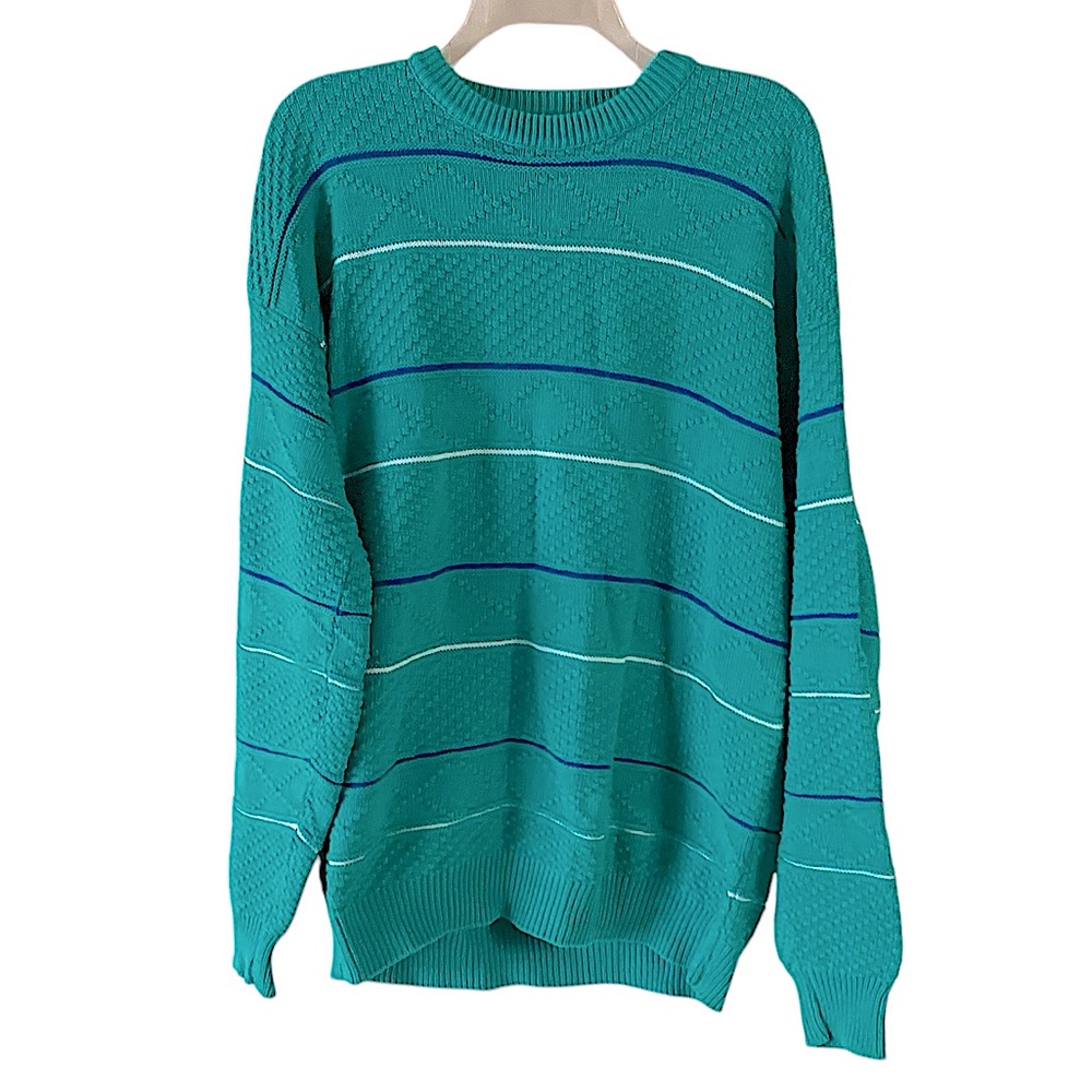 Penn’s Landing Vintage 80’s Textured Knit Sweater Large